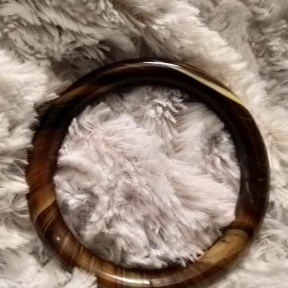 Genuine Tiger-Eye Bangle Bracelets - Picture 13 of 13